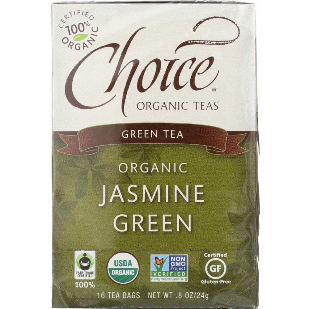 Choice Organic Teas Choice Tea Organic Jasmine Green Tea, 16 bg