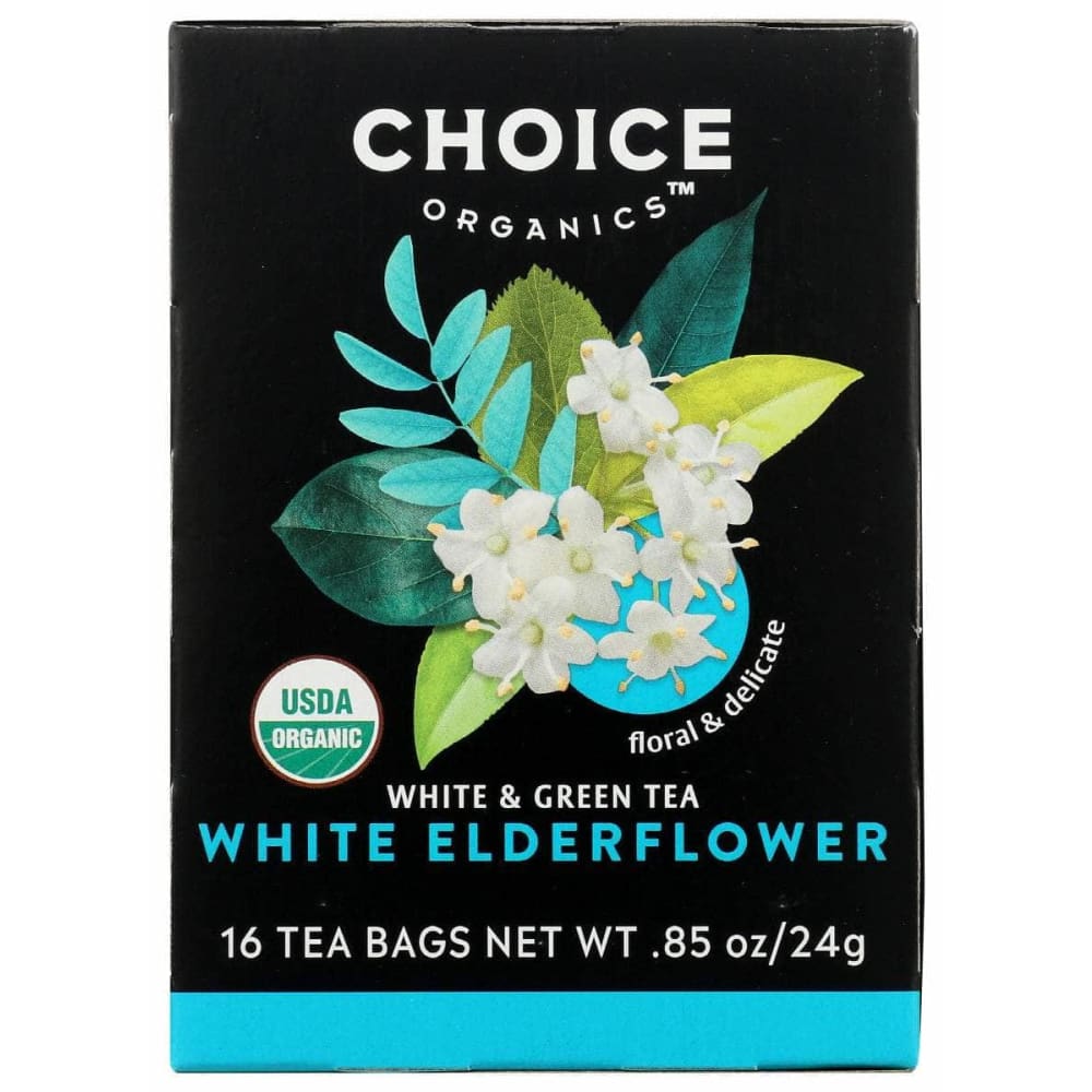 CHOICE TEA Choice Tea Tea White Green Elderflower, 16 Bg