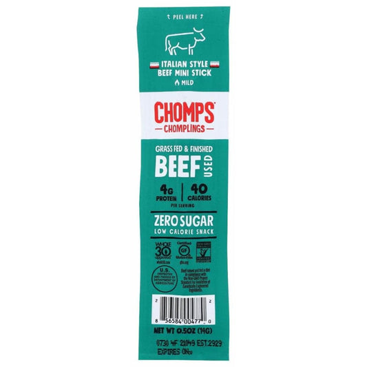 CHOMPS Chomps Beef Stick Italian Style, 0.5 Oz