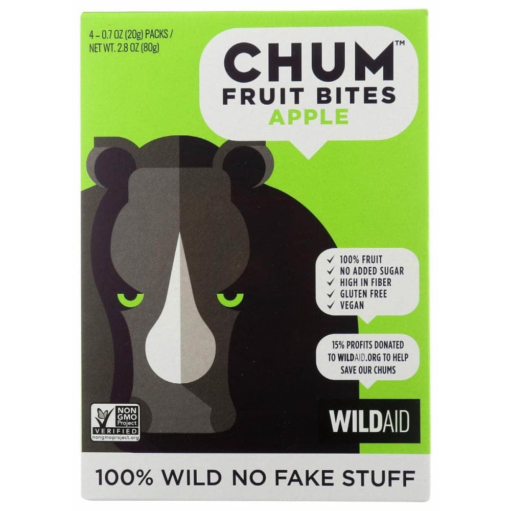 CHUM Grocery > Snacks > Fruit Snacks CHUM: Bites Fruit Apple 4Pk, 2.83 oz