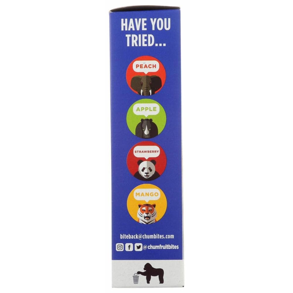 CHUM Grocery > Snacks > Fruit Snacks CHUM: Bites Fruit Berry 4Pk, 2.83 oz