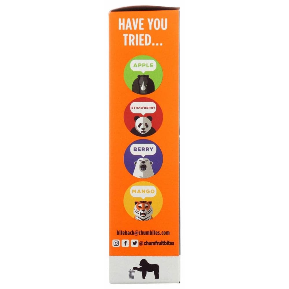 CHUM Grocery > Snacks > Fruit Snacks CHUM: Bites Fruit Peach 4Pk, 2.83 oz