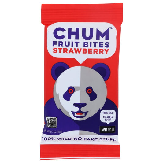CHUM: Bites Fruit Strawberry 0.07 OZ (Pack of 6) - Fruit Snacks - CHUM