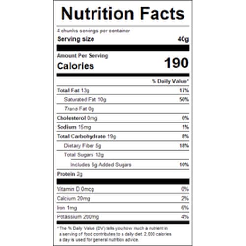 Chunks of Energy Organic Chia Orange 7oz (Case of 12) - Snacks/Healthy Snacks - Chunks of Energy