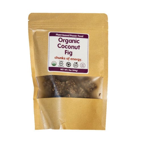 Chunks of Energy Organic Coconut Fig 7oz (Case of 12) - Snacks/Healthy Snacks - Chunks of Energy