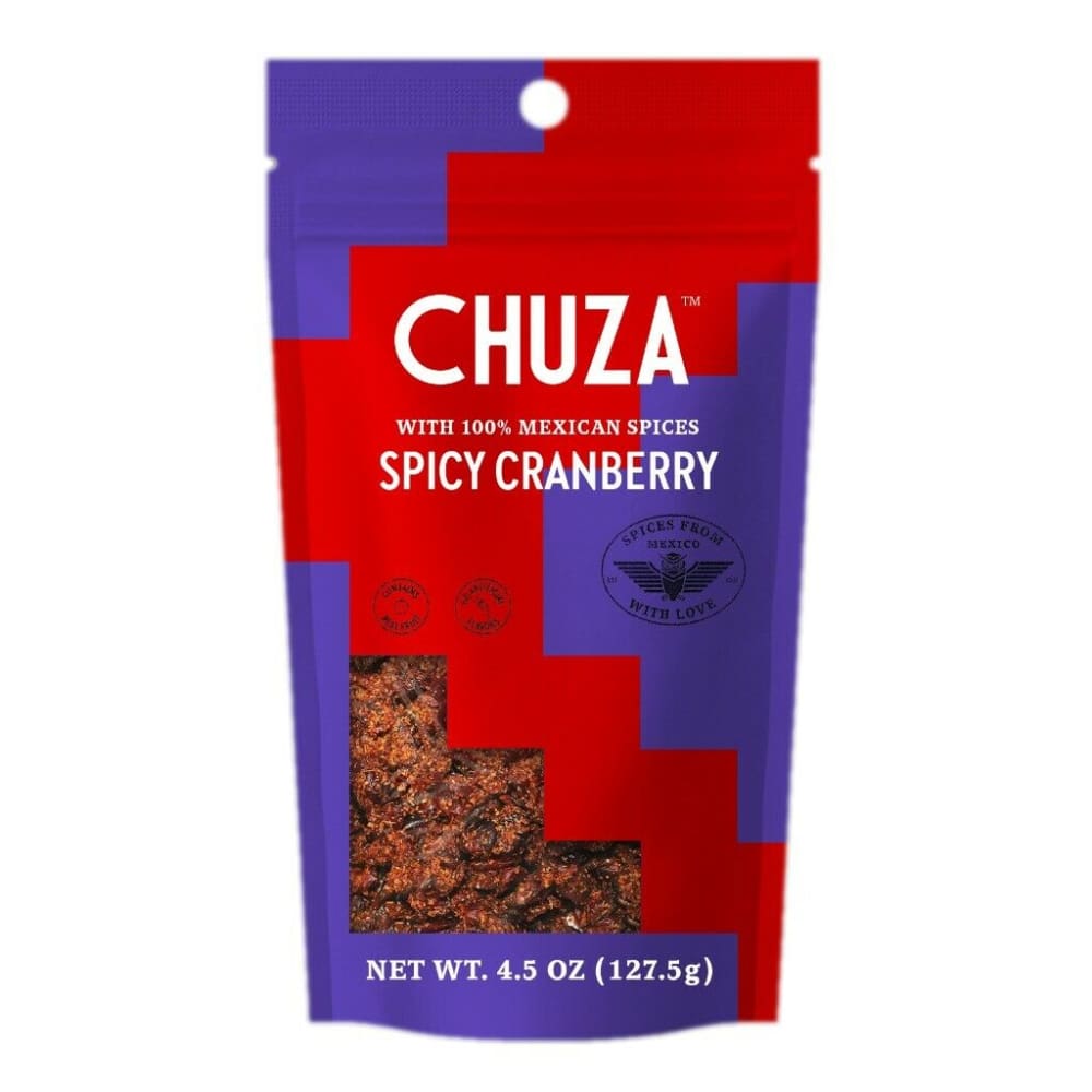 CHUZA: Spicy Dried Cranberry 4.5 oz - Grocery > Snacks > Fruit Snacks - CHUZA