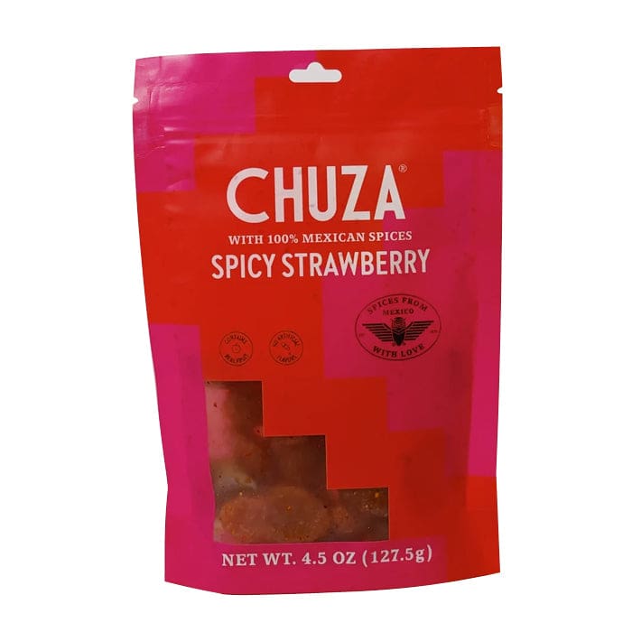 CHUZA: Spicy Dried Strawberry 4.5 oz - Grocery > Snacks > Fruit Snacks - CHUZA