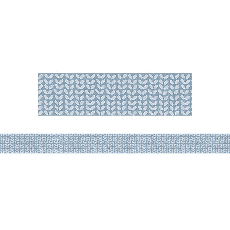 Class Cottage Blue Petals Trim Straight (Pack of 10) - Border/Trimmer - Teacher Created Resources