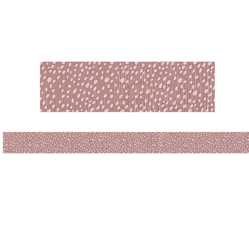 Class Cottage Vintage Rose Dot Trim Straight (Pack of 10) - Border/Trimmer - Teacher Created Resources