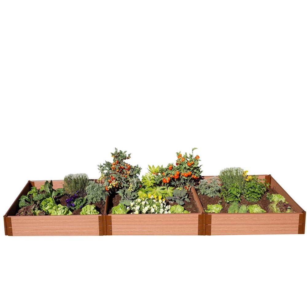 Classic Sienna Raised Garden Bed 4’ x 12’ x 11 - 1 Profile - Flower Beds & Planters - ShelHealth