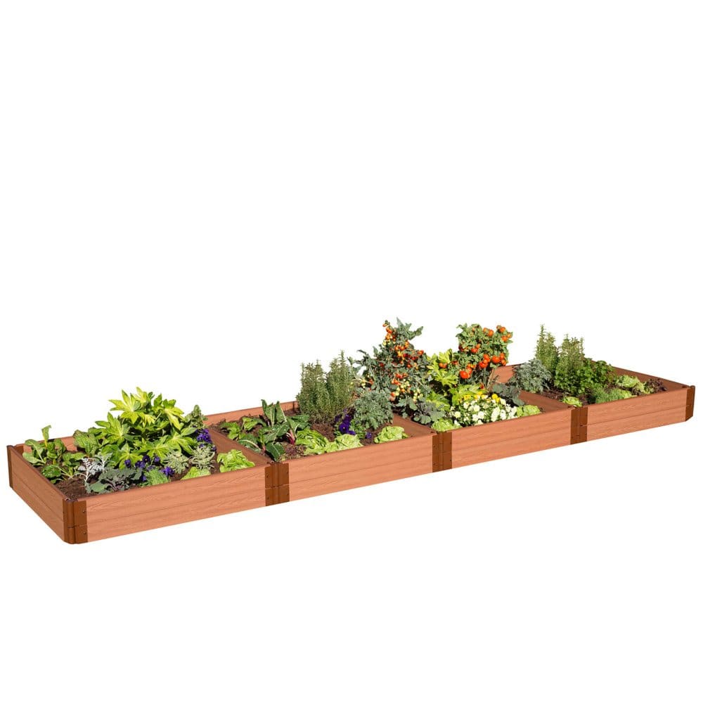 Classic Sienna Raised Garden Bed 4’ x 16’ x 11 - 1 Profile - Flower Beds & Planters - ShelHealth