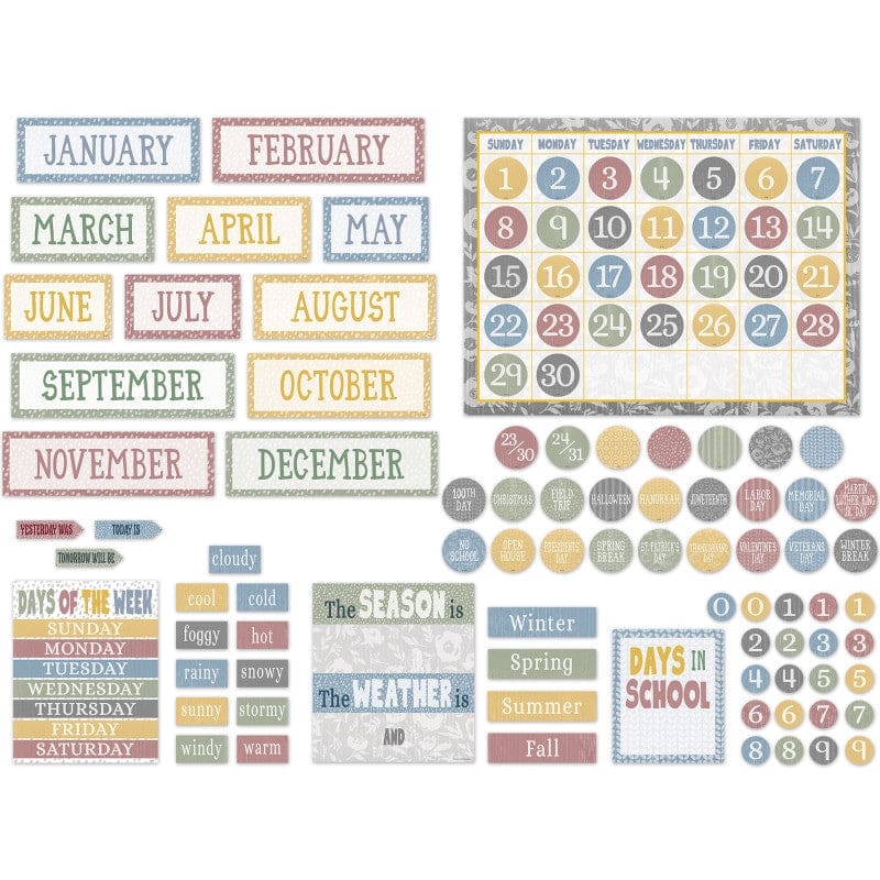 Classroom Cottage Calendar Bbs (Pack of 3) - Calendars - Teacher Created Resources