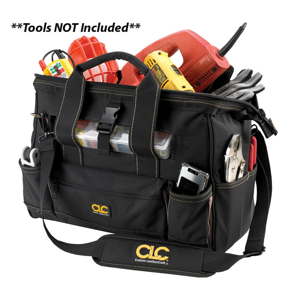 CLC 1534 Tool Bag w/ Top-Side Plastic Parts Tray - 16 - Electrical | Tools - CLC Work Gear