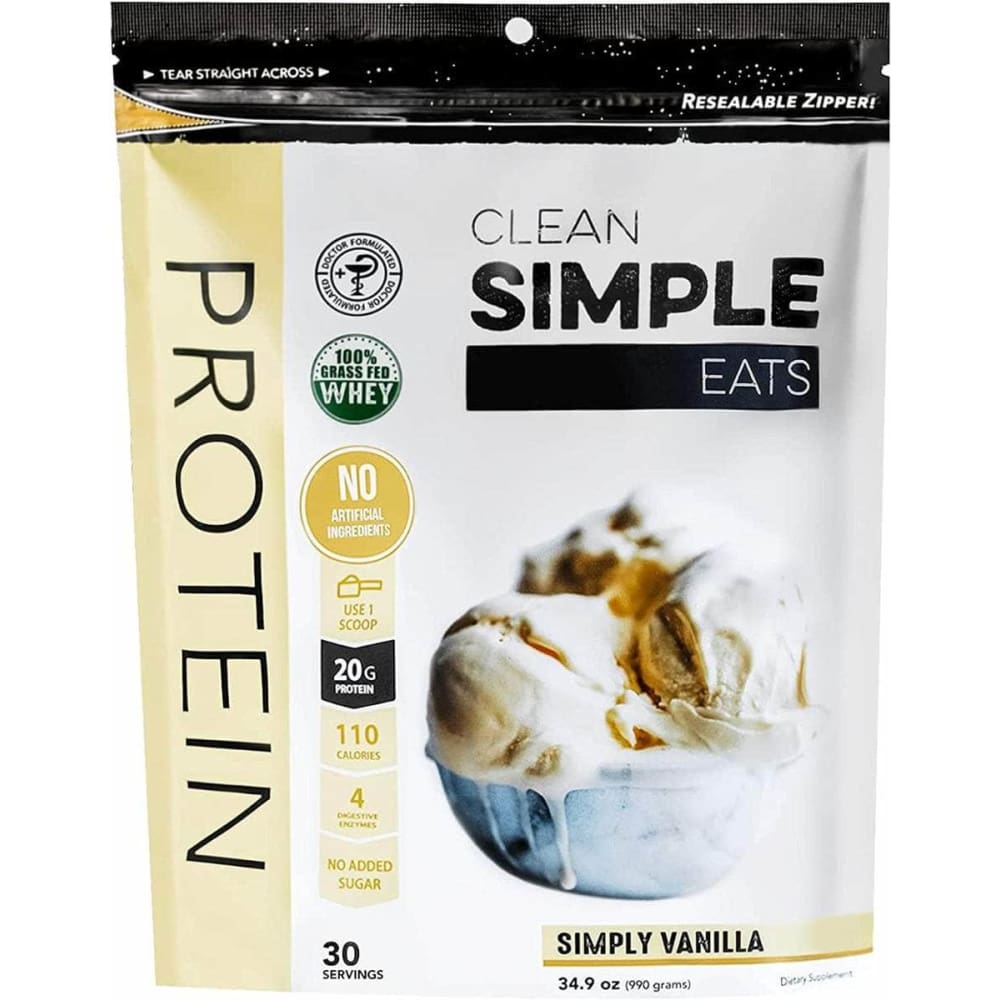 CLEAN SIMPLE EATS Vitamins & Supplements > Protein Supplements & Meal Replacements CLEAN SIMPLE EATS: Protein Powder Vanilla, 36 oz