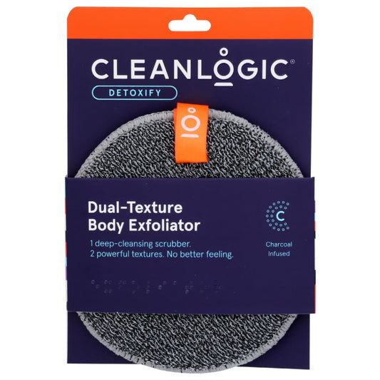 CLEANLOGIC: Detoxify Dual-Texture Body Exfoliators 1 EA (Pack of 5) - Beauty & Body Care > Bath Products - CLEANLOGIC