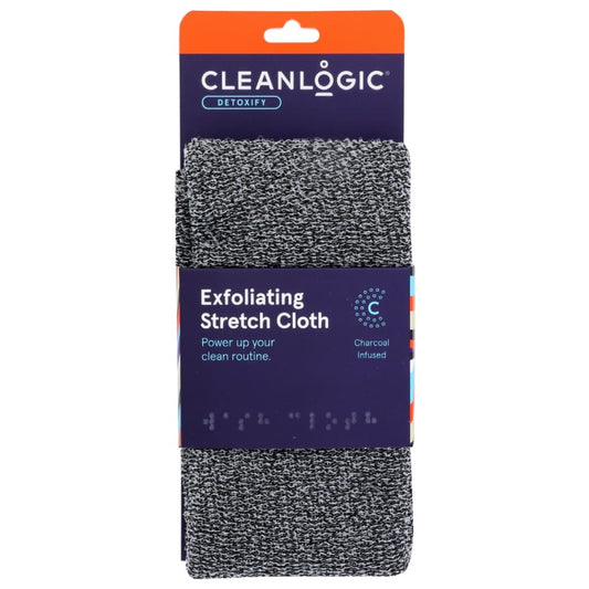 CLEANLOGIC: Detoxify Exfoliating Stretch Cloths 1 EA (Pack of 4) - Beauty & Body Care > Bath Products - CLEANLOGIC