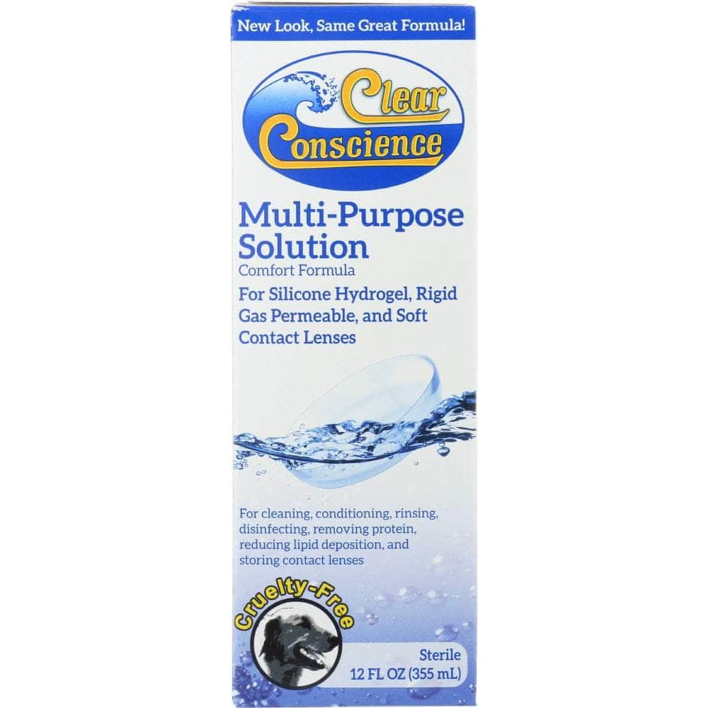 Clear Conscience Clear Conscience Contact Lens Multi Purpose Solution, 12 oz