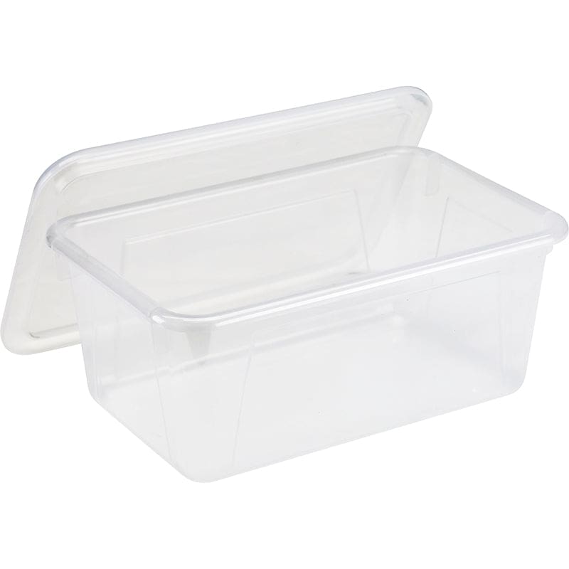 Clear Cubby With Lid (Pack of 3) - Storage Containers - Storex Industries
