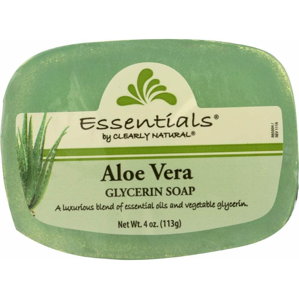 Clearly Natural Clearly Natural Aloe Vera Pure & Natural Glycerine Soap, 4 oz