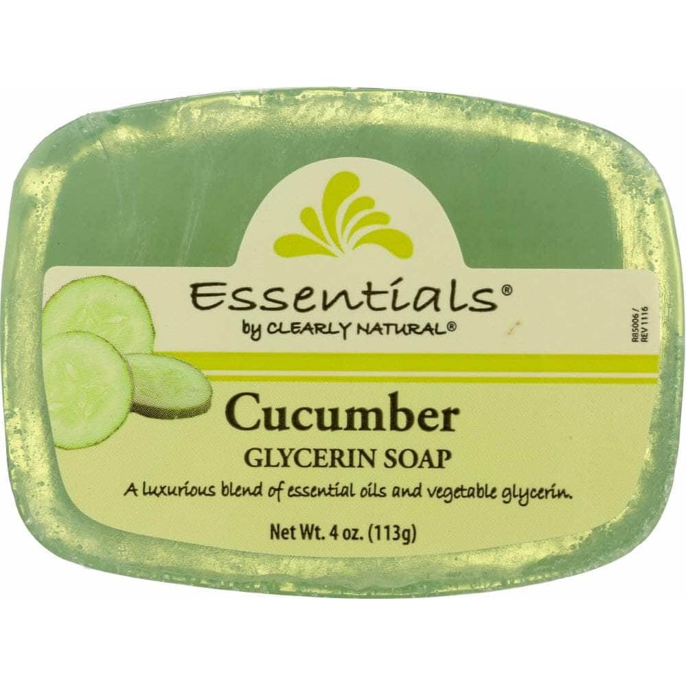 Clearly Natural Clearly Natural Cucumber Pure & Natural Glycerine Soap, 4 oz