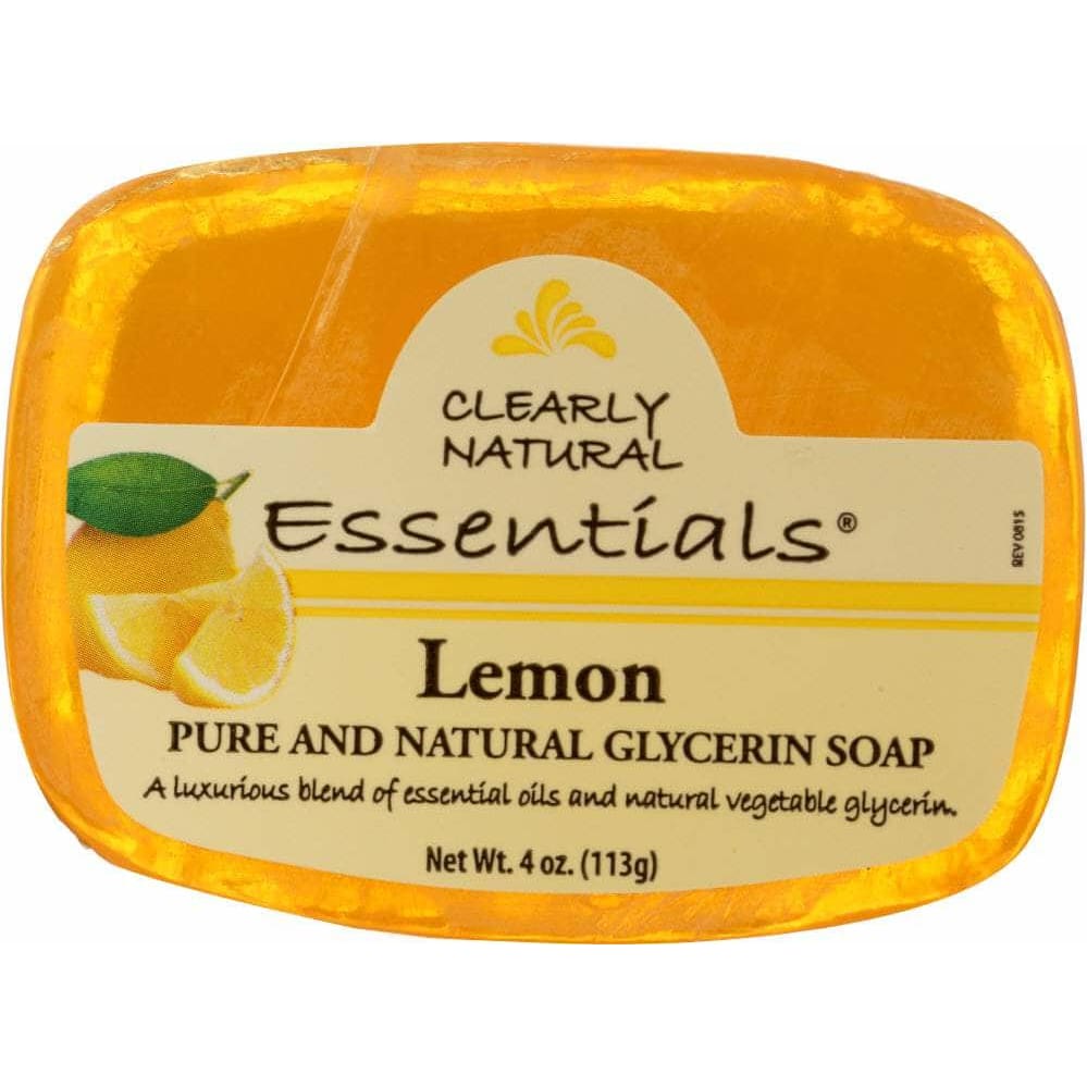 Clearly Natural Clearly Natural Lemon Pure And Natural Glycerine Soap, 4 oz