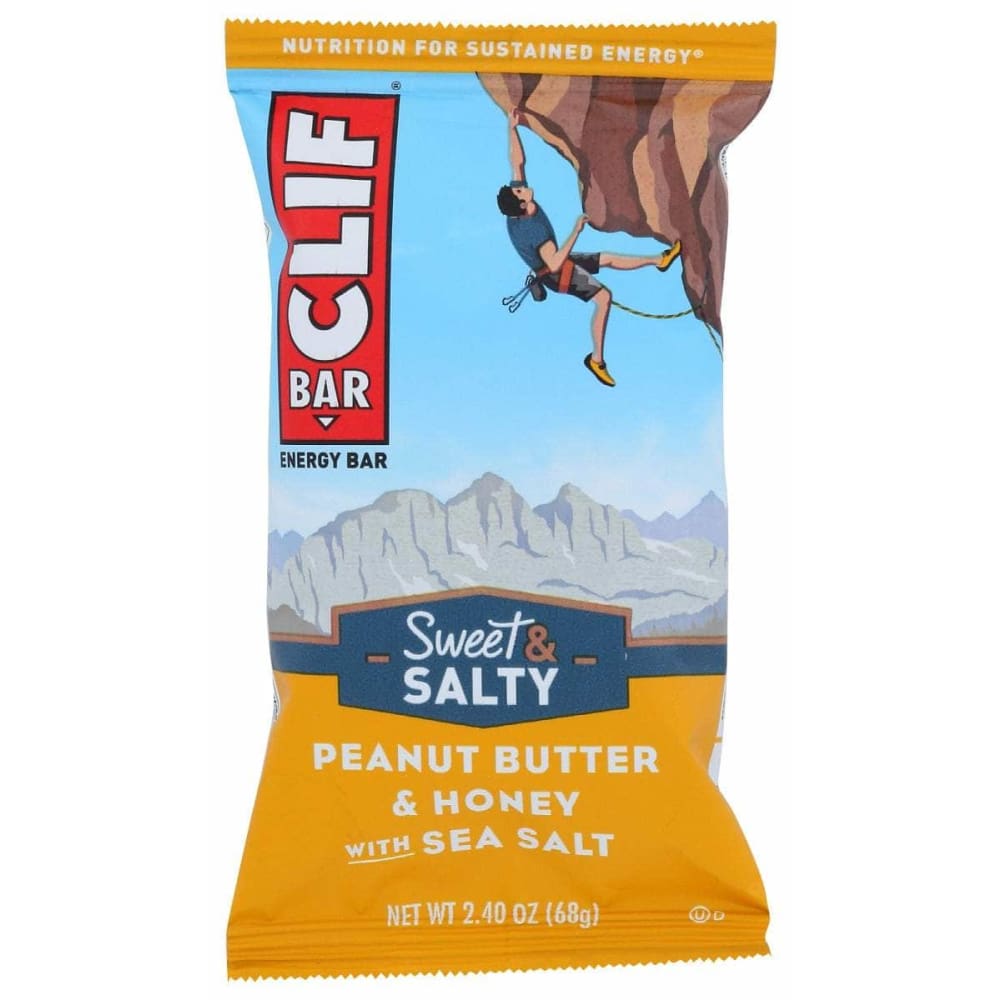 CLIF BAR CLIF BAR Sweet & Salty Peanut Butter And Honey with Sea Salt Bar, 2.4 oz