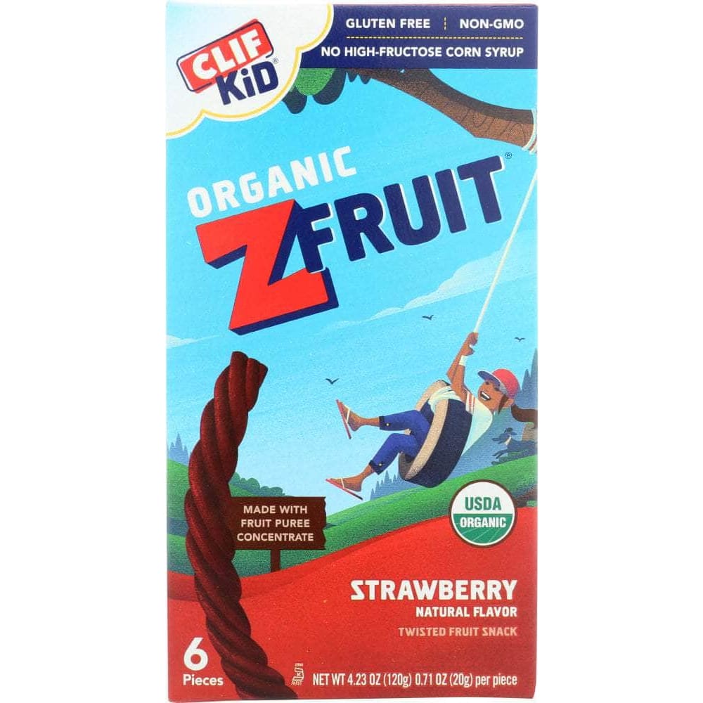 Clif Clif Kid Organic ZFruit Rope Strawberry 6 Pieces, 4.2 oz