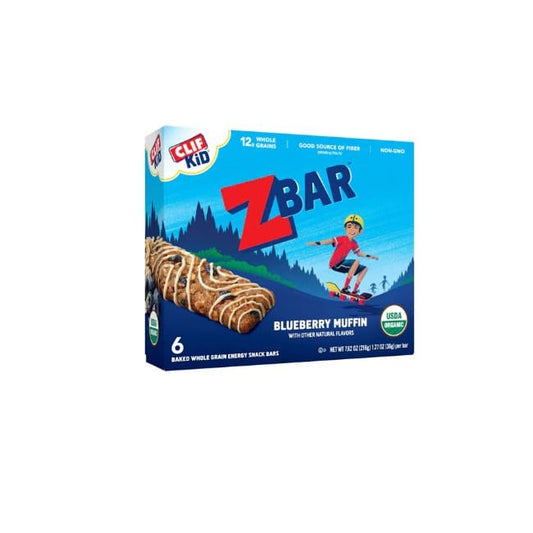 CLIF KID: Zbar Blueberry Muffin Flavor 6Pack 7.62 oz (Pack of 4) - Nutritional Bars - CLIF KID