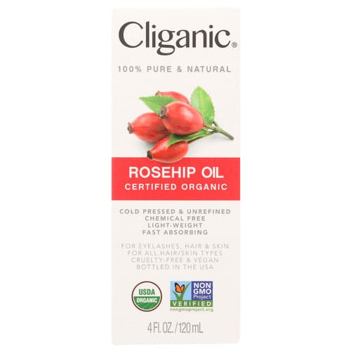 CLIGANIC: Oil Rosehip 4 fo - Beauty & Body Care > Aromatherapy and Body Oils > Essential Oils - CLIGANIC