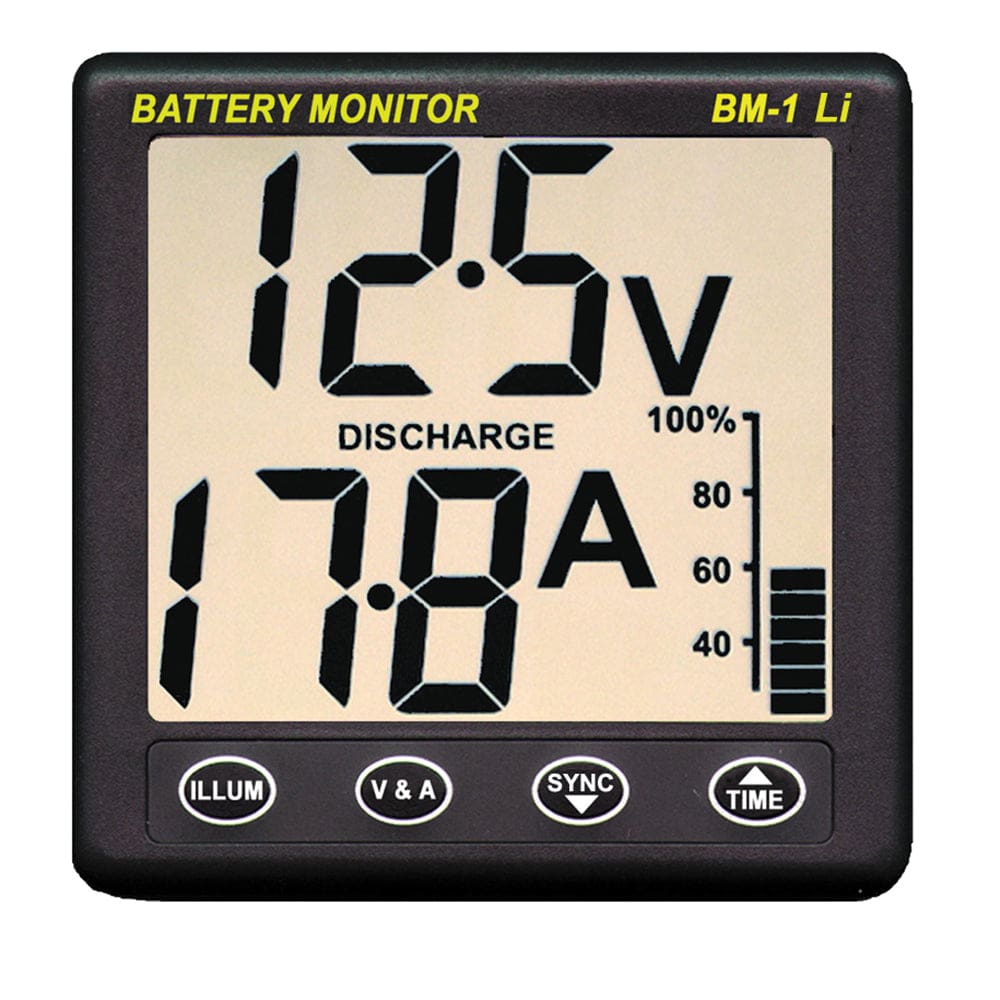 Clipper BM-1 LI Battery Monitor f/ 12V Lithium - Electrical | Meters & Monitoring - Clipper