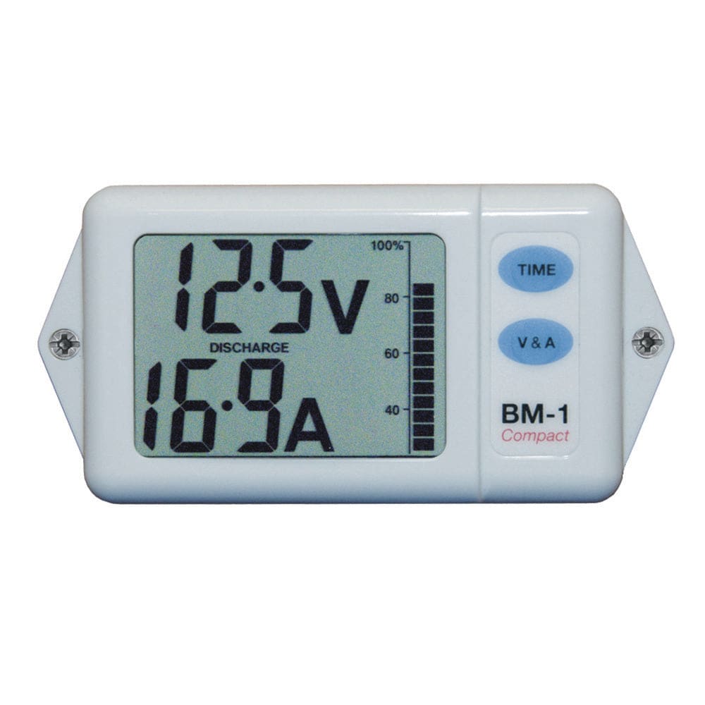 Clipper BM-1CW Battery Monitor Compact White - Electrical | Meters & Monitoring - Clipper