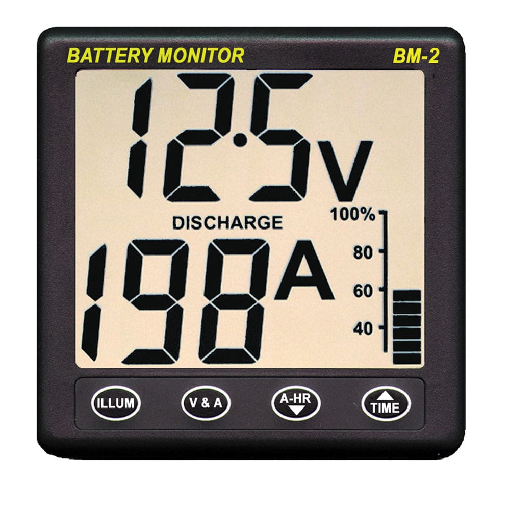 Clipper BM-2 Battery Monitor w/ Shunt - 200Amp - Electrical | Meters & Monitoring - Clipper