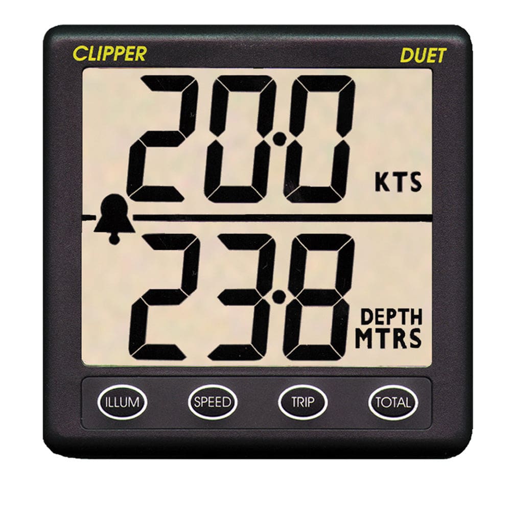 Clipper Duet Instrument Depth Speed Log w/ Transducer - Marine Navigation & Instruments | Instruments - Clipper
