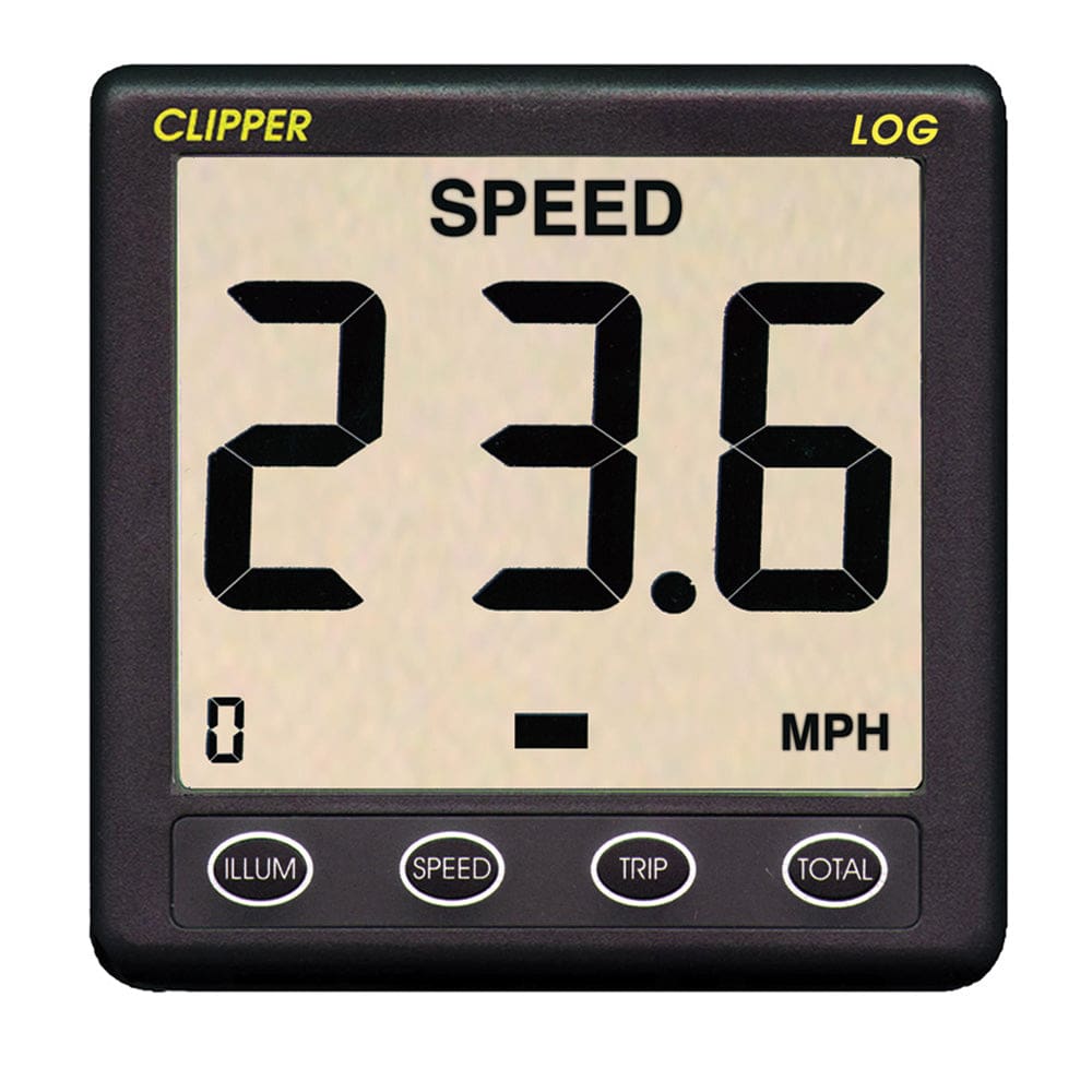 Clipper Speed Log Instrument w/ Transducer & Cover - Marine Navigation & Instruments | Instruments - Clipper