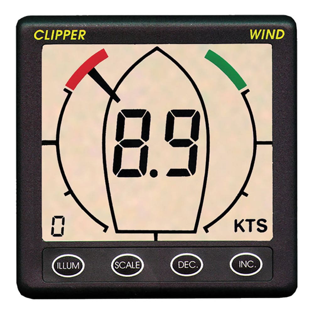 Clipper Tactical True Apparent Wind Display Repeater - Marine Navigation & Instruments | Instruments - Clipper