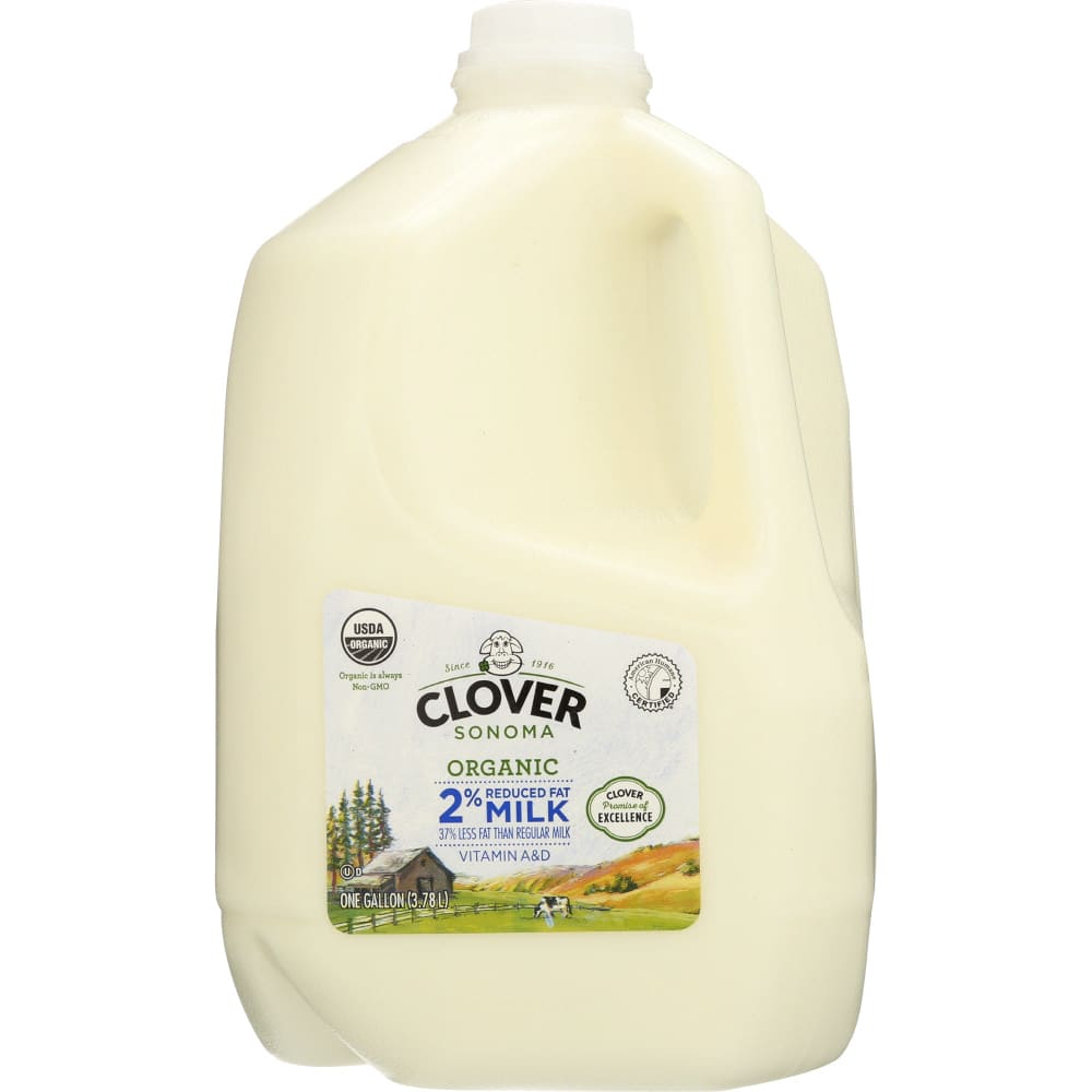 CLOVER SONOMA: Organic 2% Reduced Fat Milk 128 oz - Grocery > Refrigerated - CLOVER SONOMA