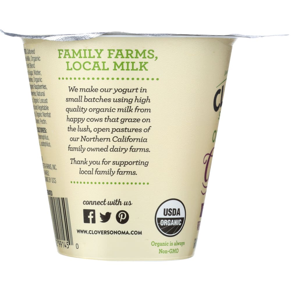 CLOVER SONOMA: Organic Cream On Top Forest Berry Yogurt 6 oz - Grocery > Refrigerated - CLOVER SONOMA