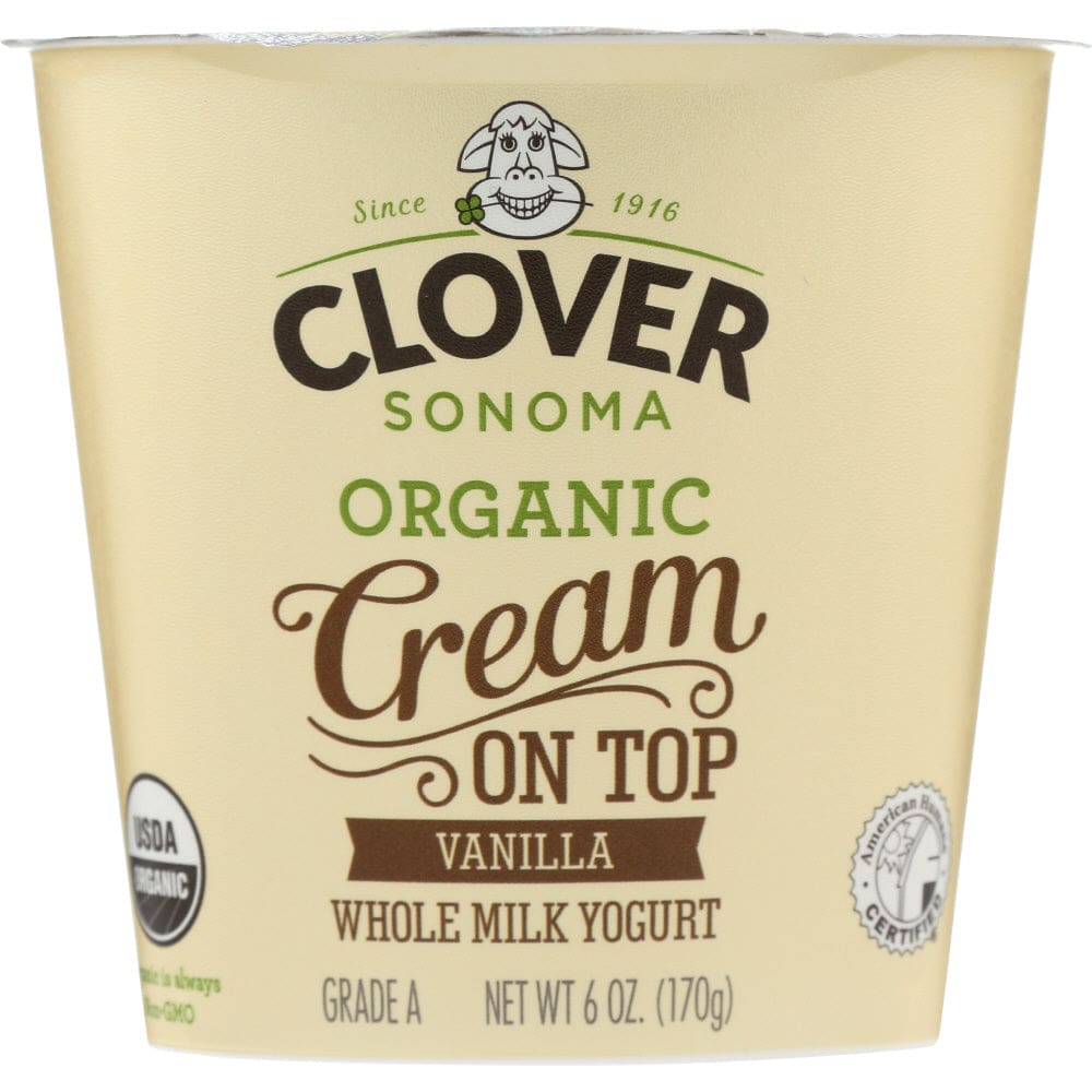 CLOVER SONOMA: Organic Cream On Top Yogurt Vanilla 6 oz - Grocery > Refrigerated - CLOVER SONOMA