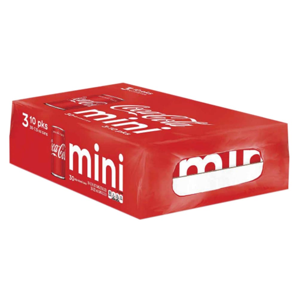 Coca-Cola Mini Cans 30 pk./7.5 oz. cans - Home/Grocery Household & Pet/Beverages/Soda & Pop/ - Coca-Cola
