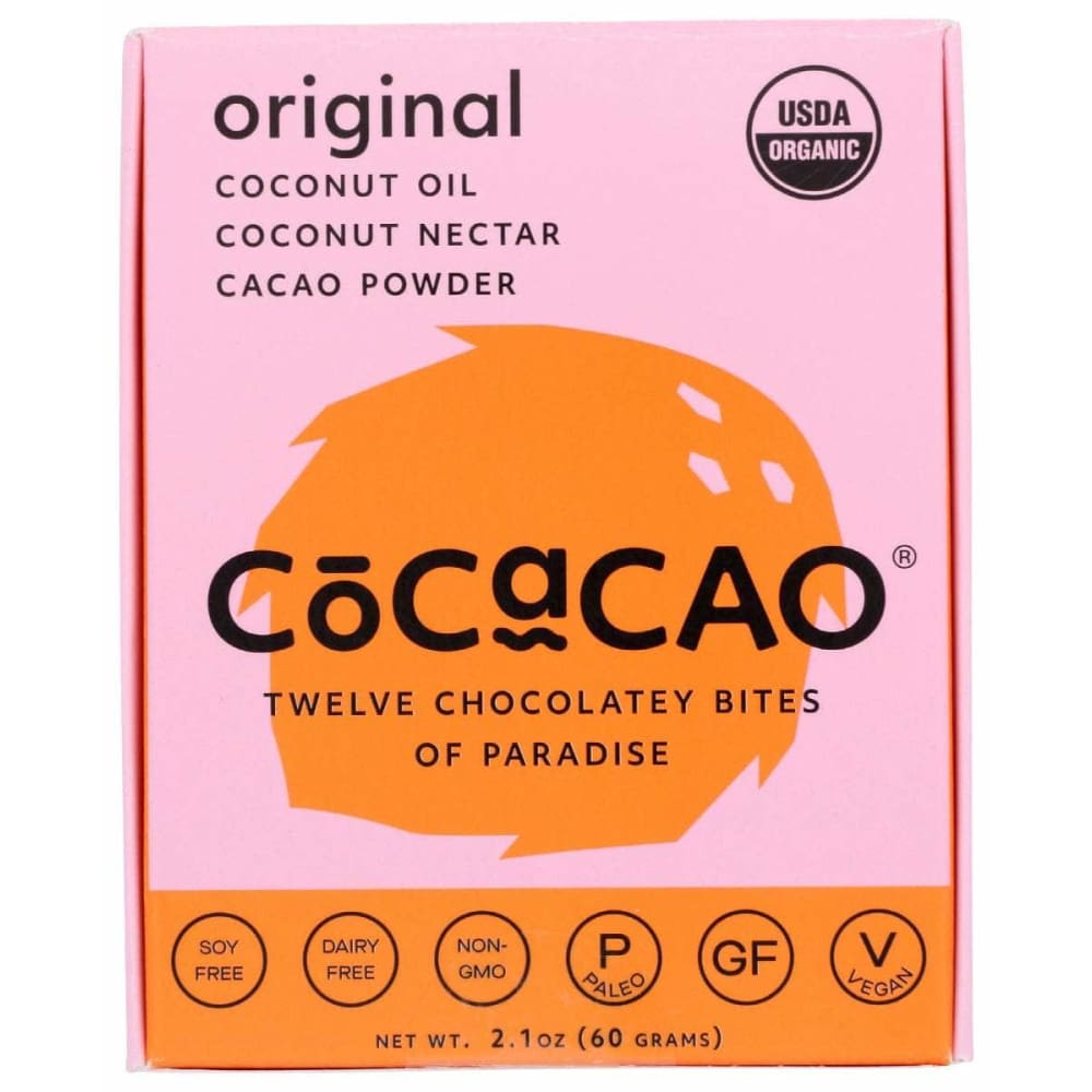 COCACAO Grocery > Chocolate, Desserts and Sweets > Chocolate COCACAO Bar Original, 2.1 oz
