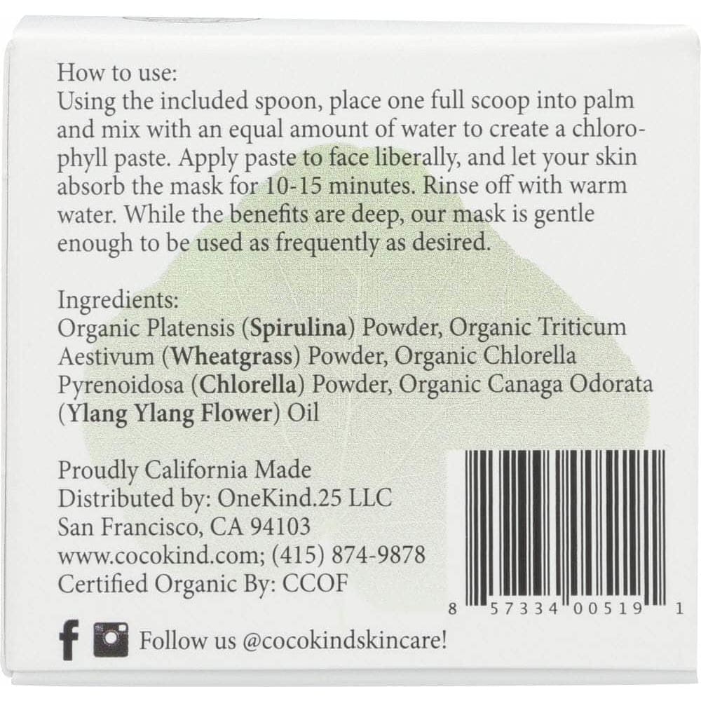 COCOKIND Cocokind Organic Chlorophyll Mask, 2 Oz