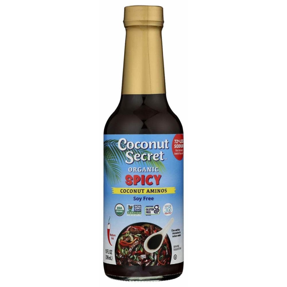 COCONUT SECRET Grocery > Cooking & Baking > Seasonings COCONUT SECRET: Aminos Coconut Spicy Org, 10 oz