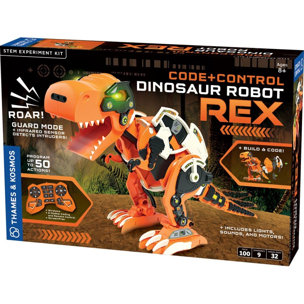 Code+Control Dinosaur Robot: REX - Learning & Educational Toys - ShelHealth