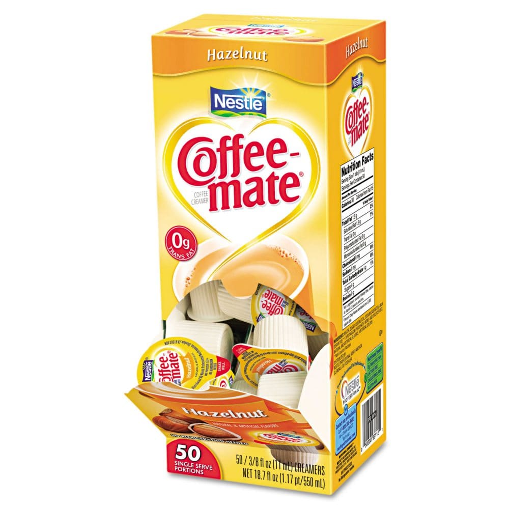 Coffee-mate Liquid Creamer Singles Hazelnut (200 ct.) - Portion Packs - Coffee-mate