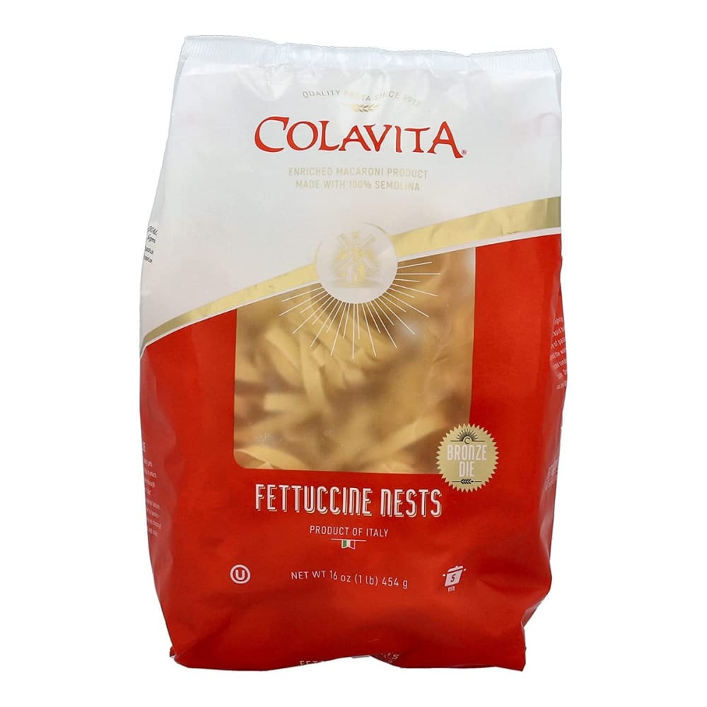 COLAVITA: Pasta Nest Fettucine 16 OZ (Pack of 5) - Grocery > Pantry > Pasta and Sauces - COLAVITA