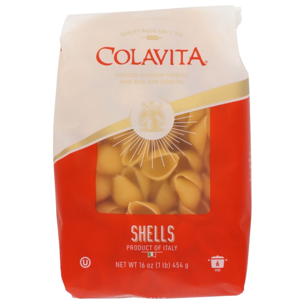 COLAVITA: Pasta Shells 1 LB (Pack of 5) - Grocery > Pantry > Pasta and Sauces - COLAVITA