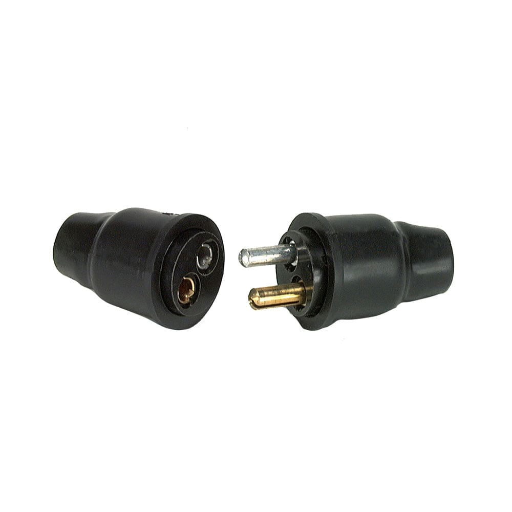 Cole Hersee 2 Pole Plug & Socket Connector w/ Rubber Cap - Electrical | Busbars Connectors & Insulators - Cole Hersee