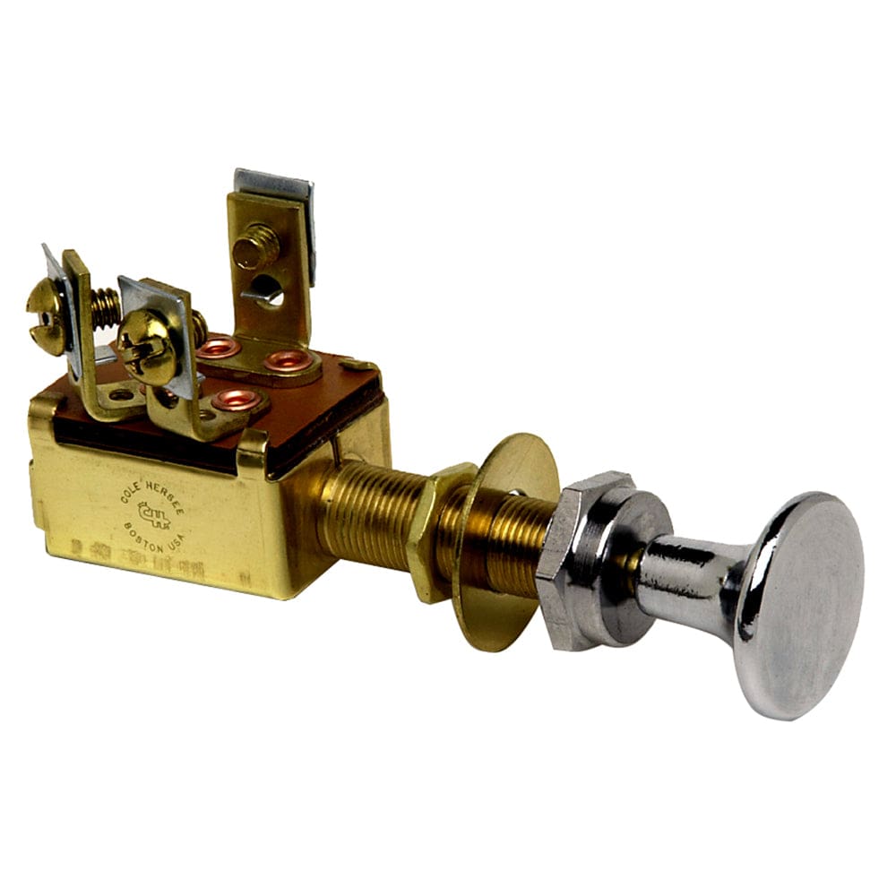 Cole Hersee Push Pull Switch SPST On-Off 3 Screw - Electrical | Switches & Accessories - Cole Hersee