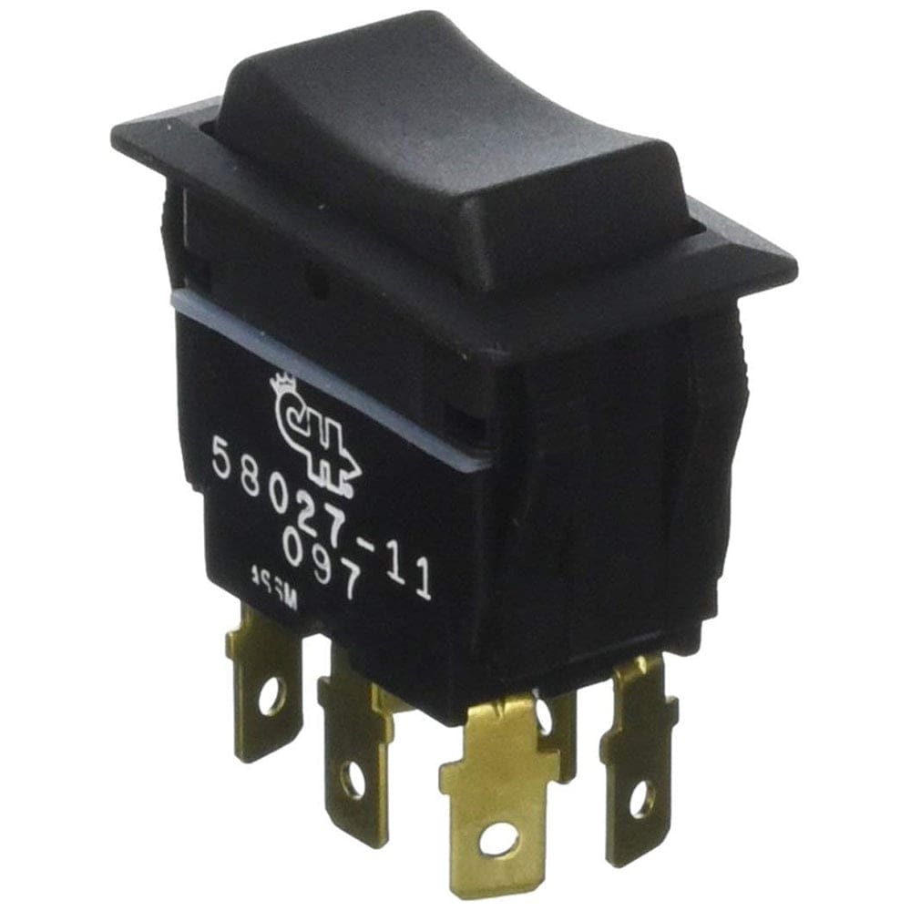 Cole Hersee Sealed Rocker Switch Non-Illuminated DPDT (On)-Off-(On) 6 Blade - Electrical | Switches & Accessories - Cole Hersee