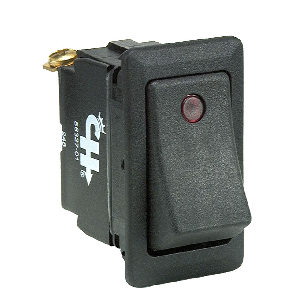 Cole Hersee Sealed Rocker Switch w/ Small Round Pilot Lights SPST On-Off 3 Screw - Electrical | Switches & Accessories - Cole Hersee